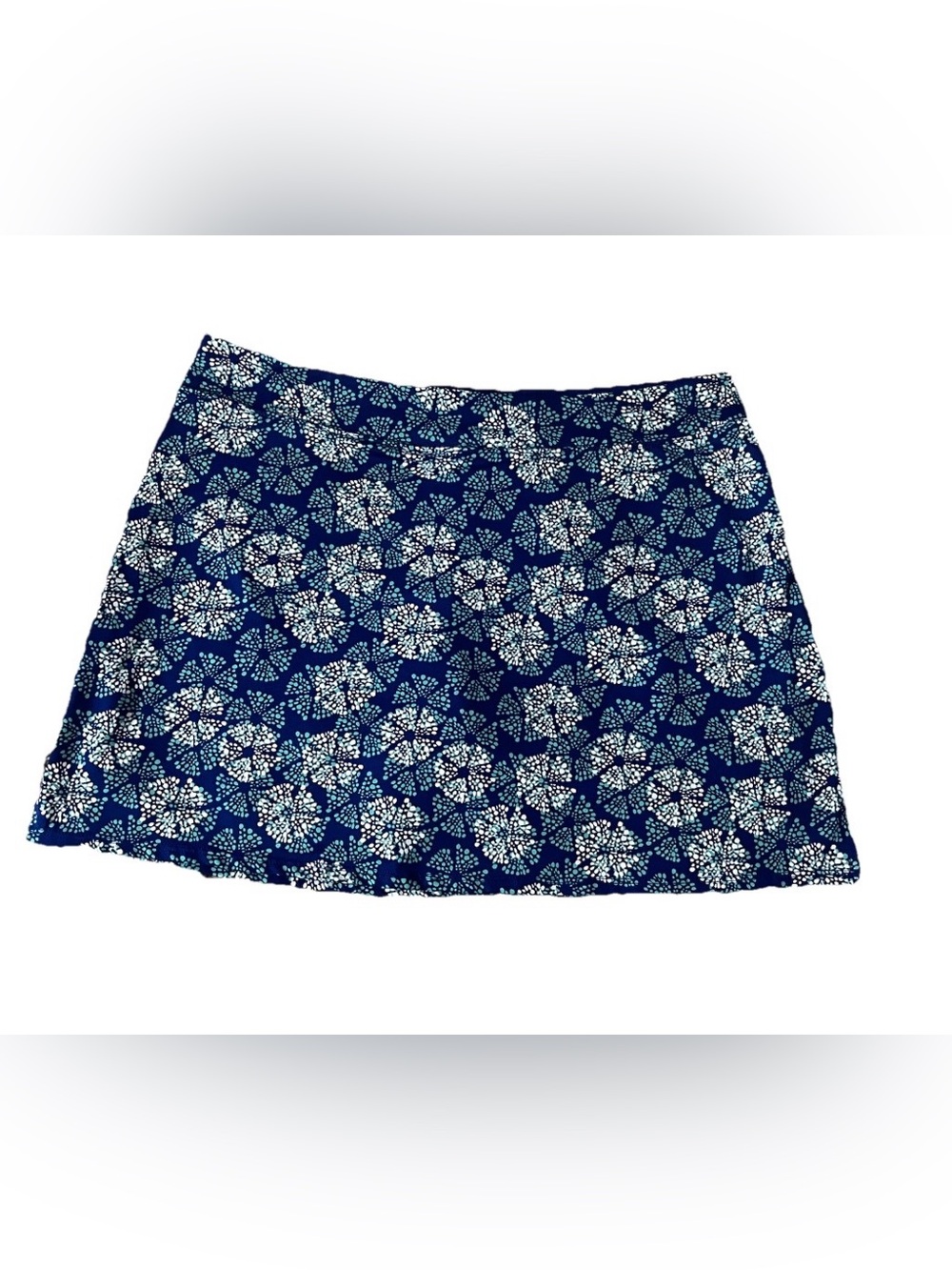 Tranquility By Colorado Clothing Blue Kaleidoscope Skort Athleisure Skirt Sz L
